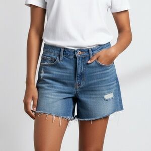 The Jean Shop Distressed Denim Shorts